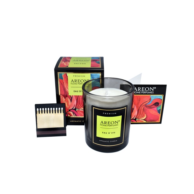 AREON Eau D'Ete scented candle ~25 H