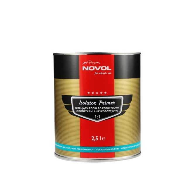 NOVOL for CLASSIC CAR Isolator Primer 2.5 L epoksīda grunts