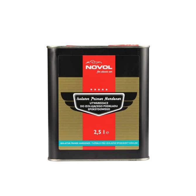 NOVOL for CLASSIC CAR Isolator Primer Hardener 2.5 L cietinātājs epoksīda gruntskrāsai