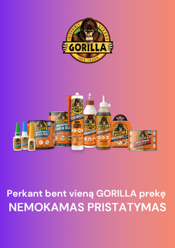 FREE DELIVERY When purchasing at least one GORILLA GLUE product 