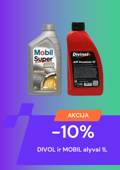 DIVOL ir MOBIL alyvai 1L -10%